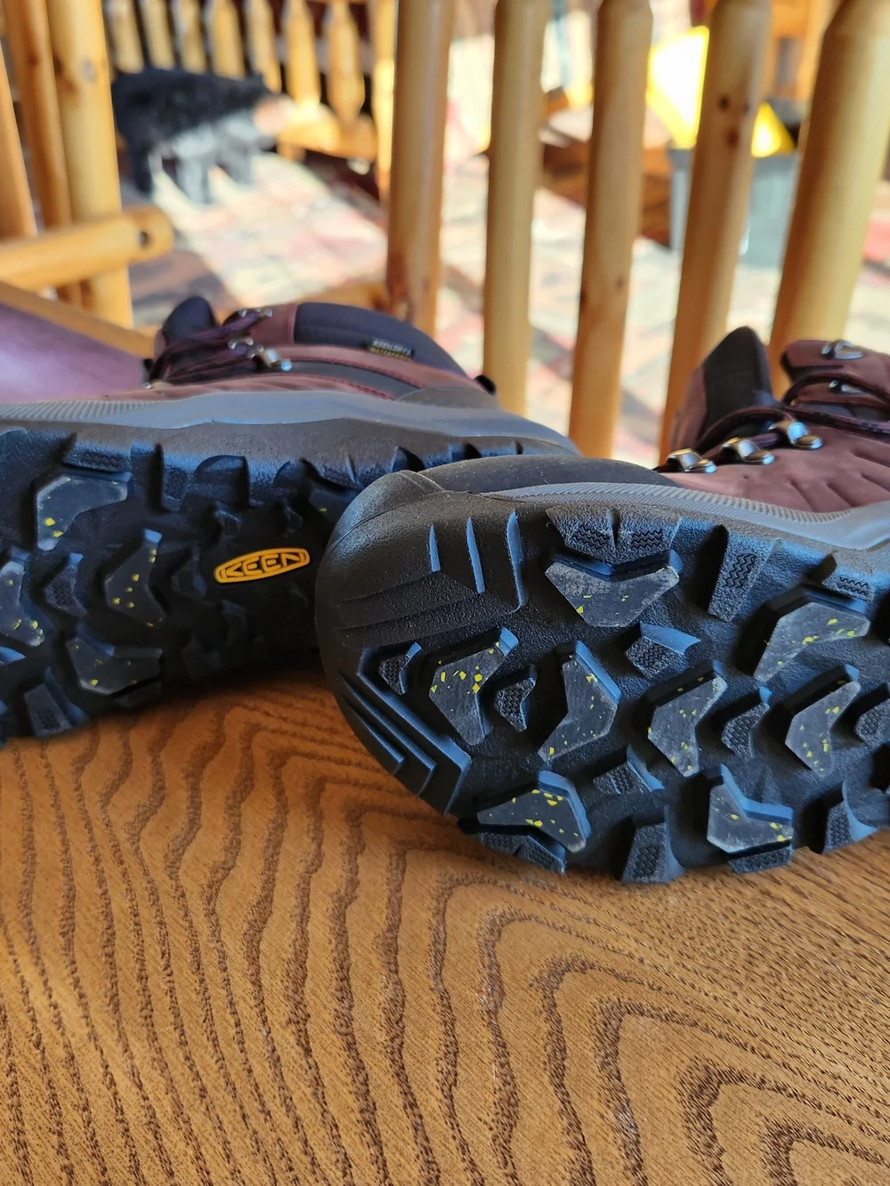 KEEN Men’s Burgundy Hiking Boots